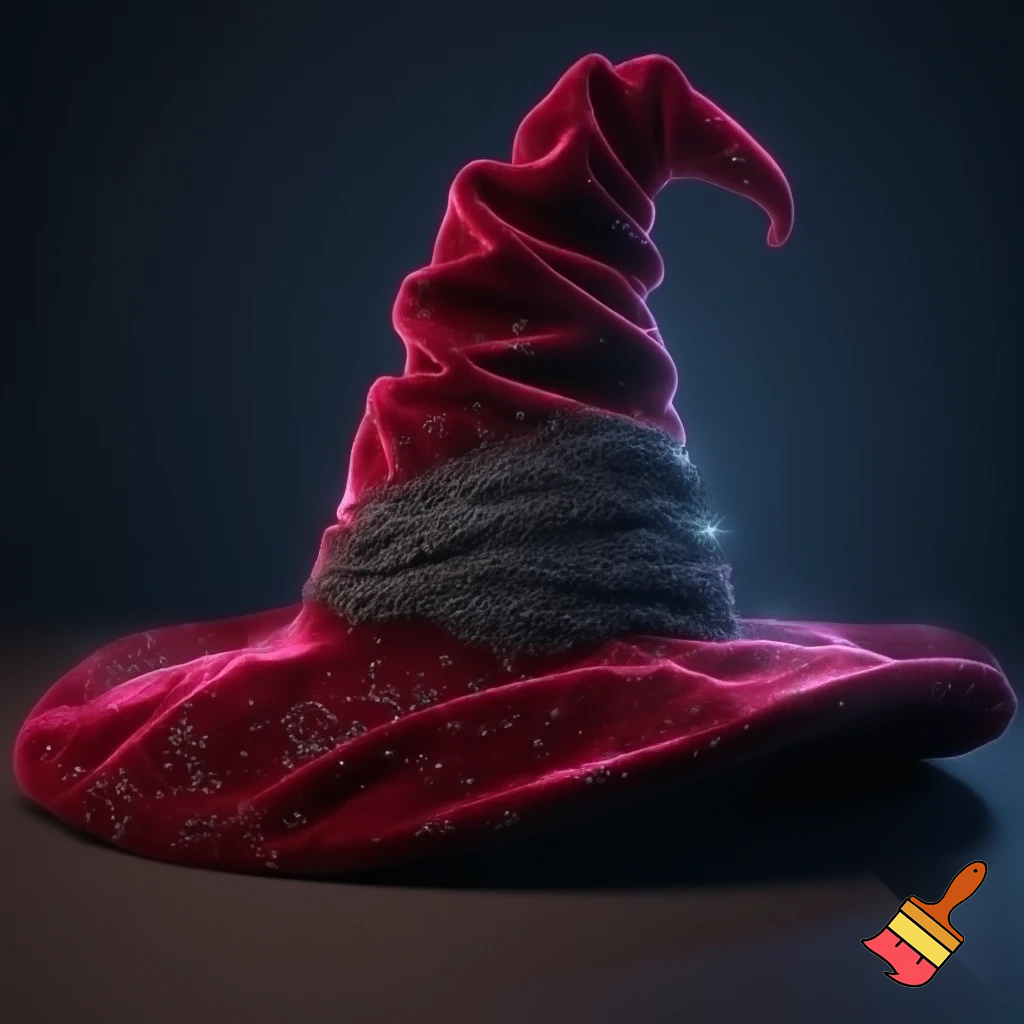 Velvet witches hat, witches hat, dark velvet witches hat and black glitter a fabric and velvet