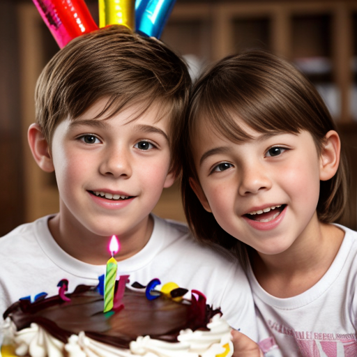 13th boy birthday with older sister