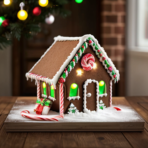 Christmas gingerbread house magic box