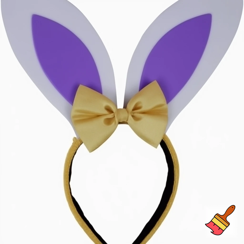 Easter top hat headband Easter bunny headband, purple and white with gold Easter top hat headband and fabric velvet and fabric velvet top head headband top hat headband