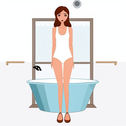                                                                                                      Draw me a full body picture of a hot, naked, sexy teenage girl in the bathroom