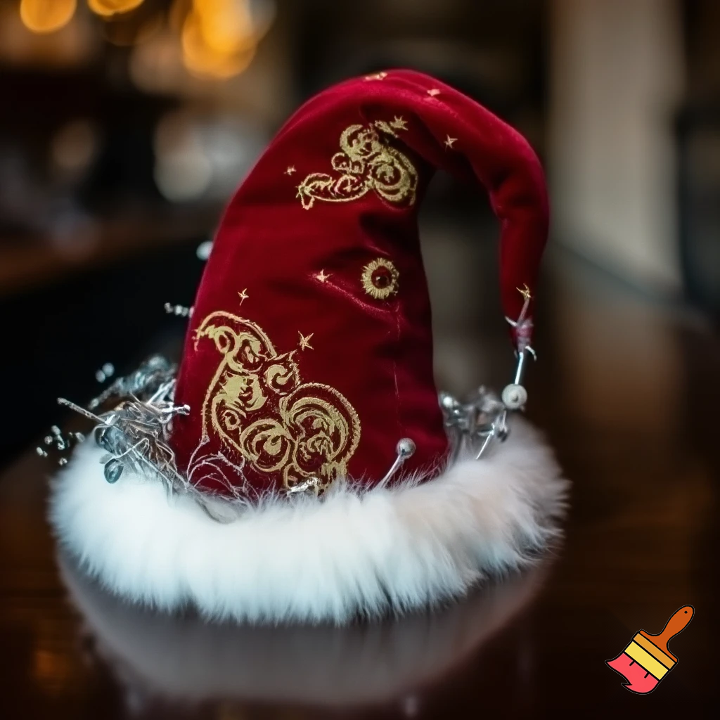 Christmas wizard hat