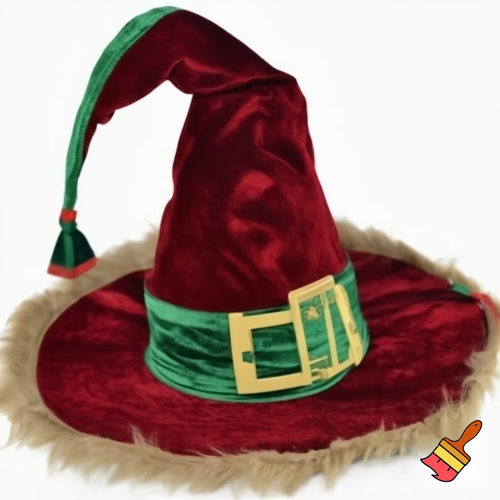 Wizard Christmas hat, wizard Christmas hat, Santa Claus hat velvet fabric