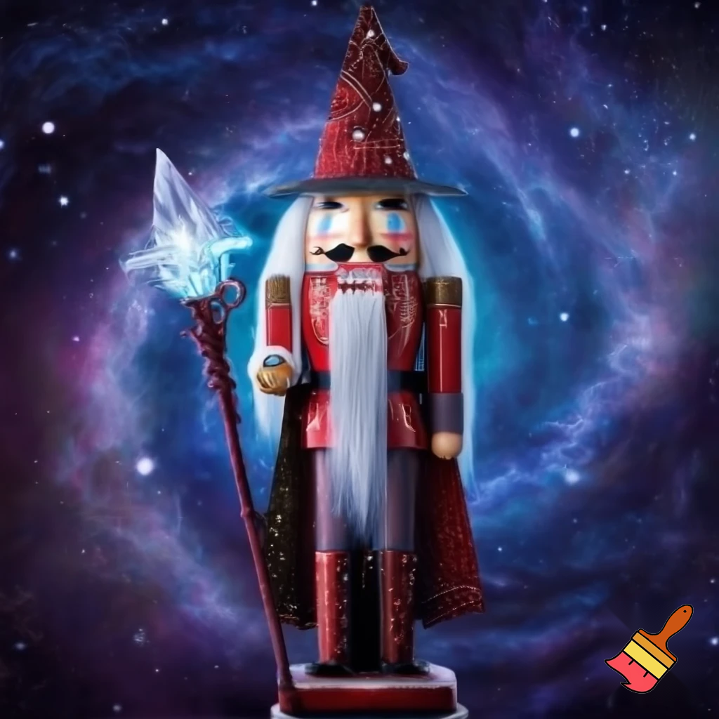 A wizard Nutcracker Santa Claus Nutcracker