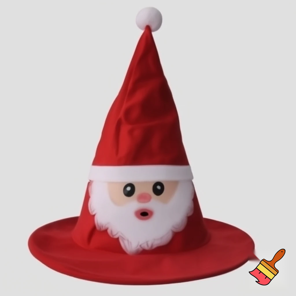 Santa Claus wizard hat📿 bendy wire hat