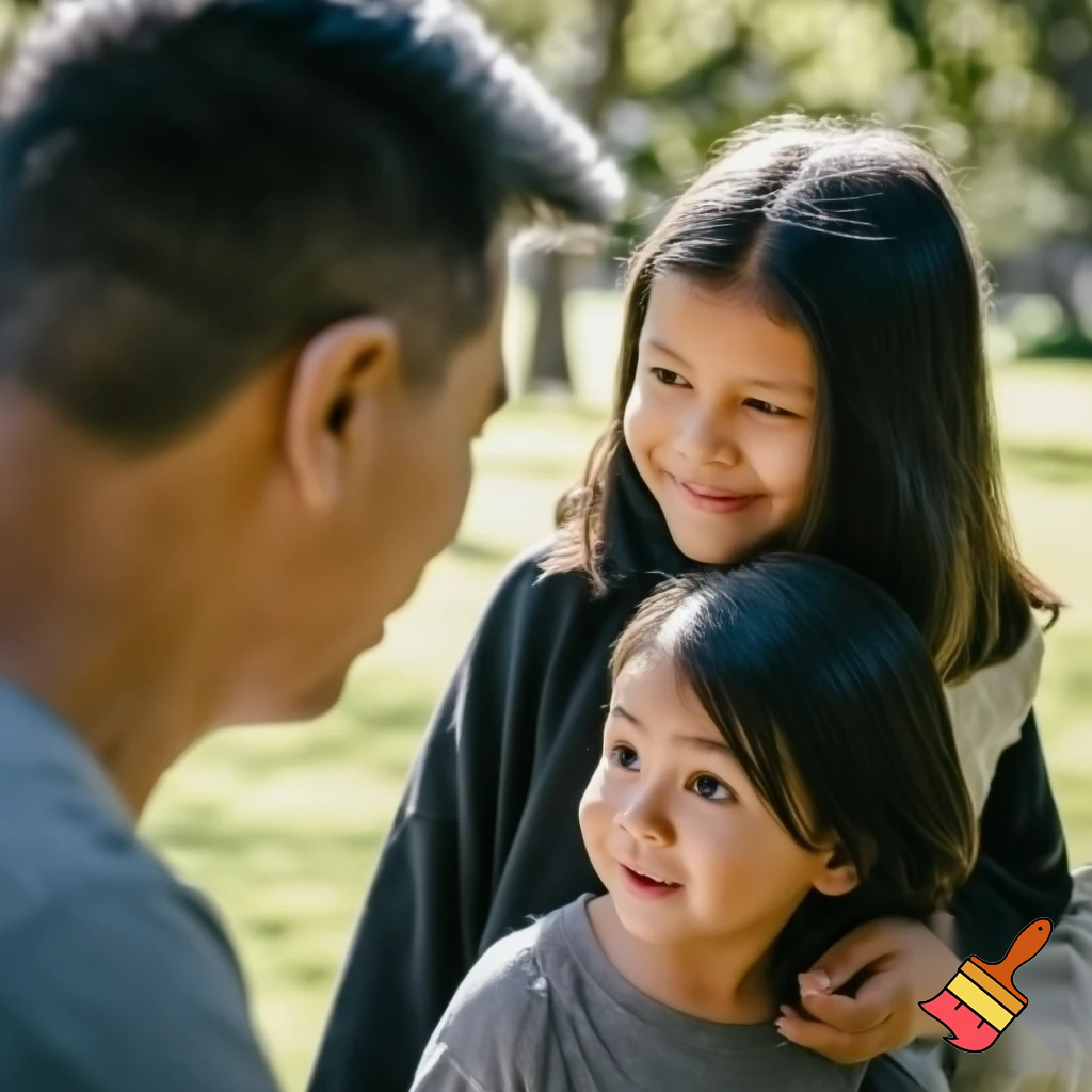 A family that has two children the boy is 10 years old and the girl is 7 years old