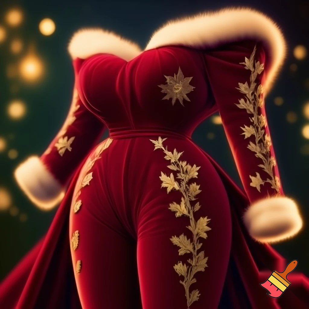 Special costume velvet Christmas outfit