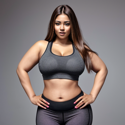 Generate a Nepali women with a good looking curvy chubby body in her crop top and yoga pants which is tight to her curves and looks amazingly beautiful and make it look hyper realistic no distortions or extra fingers or anything 