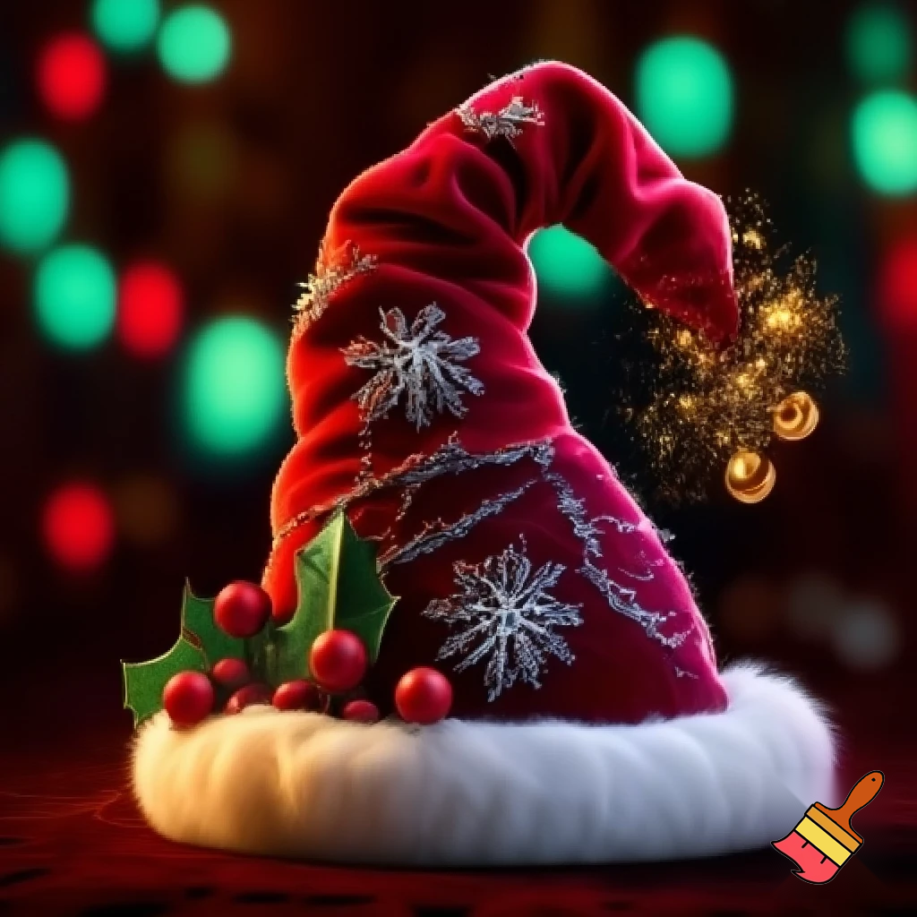 Christmas wizard hat
