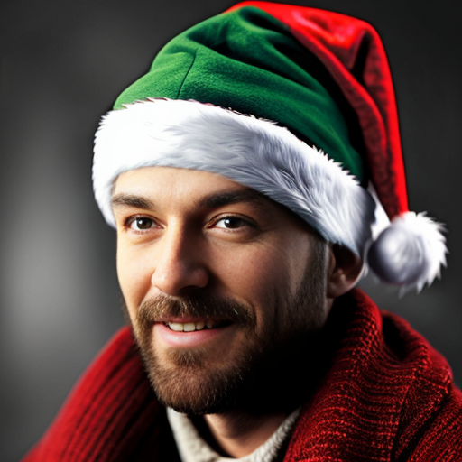 Christmas wizard hat