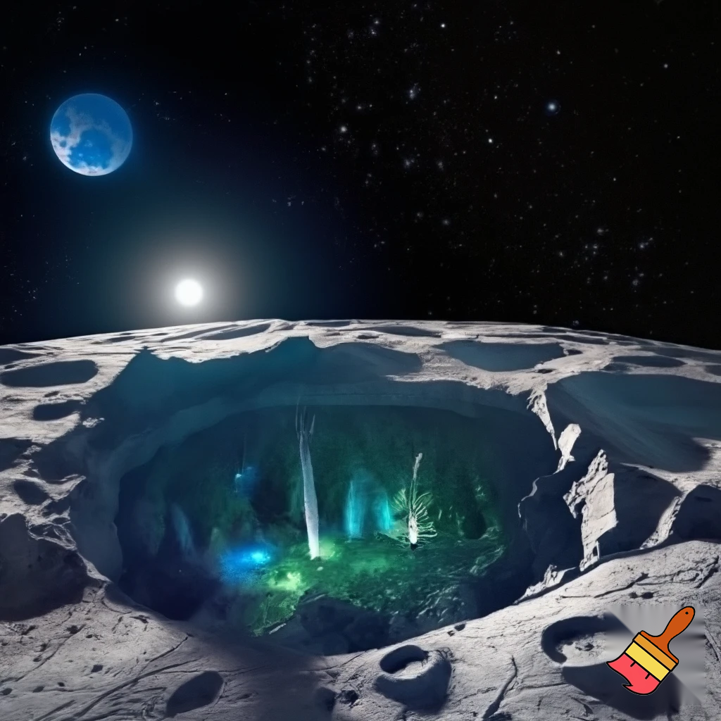 guarides secretes als craters de la lluna