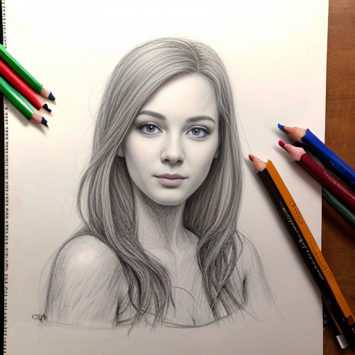 make me a drawing of a women
