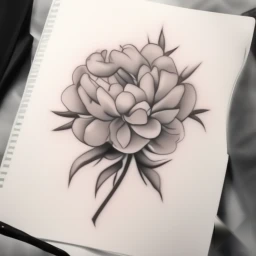 november birth flower tattoo