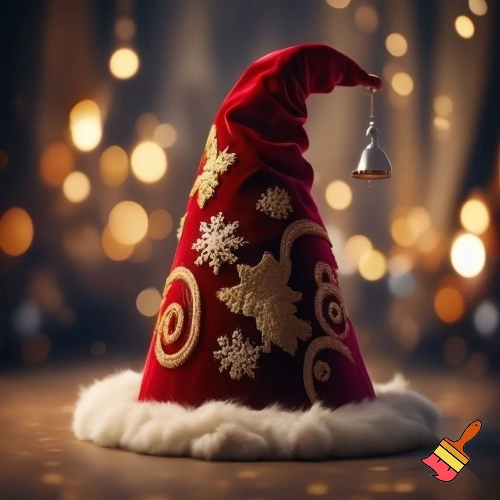 Christmas wizard hat