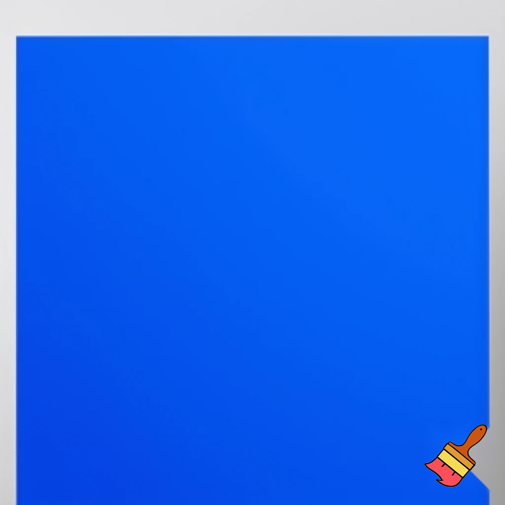 A blue rectangle 