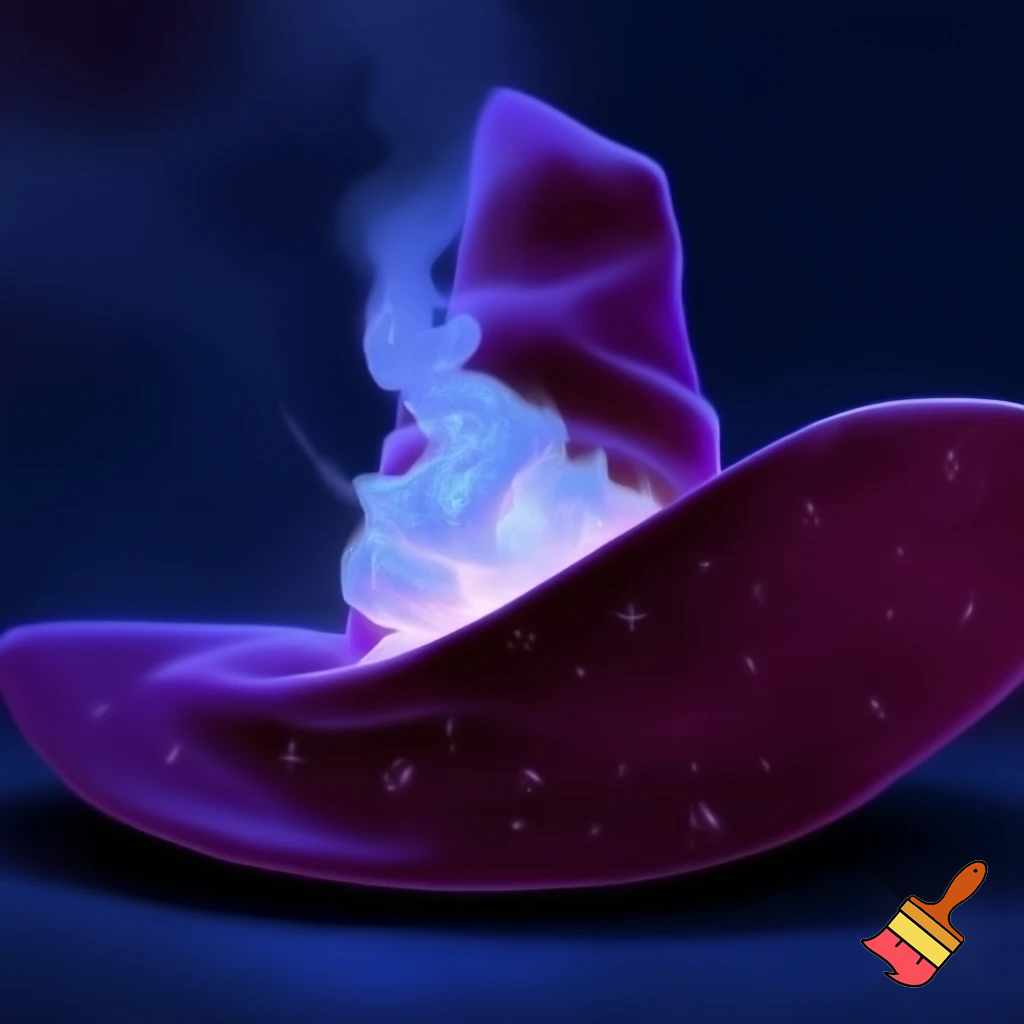 Talking witches hat velvet big surprise a velvet