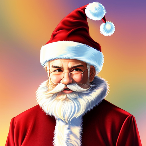 Santa closest wizard hat velvet and fabric