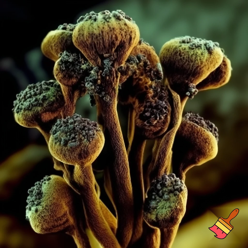 Aspergillus parasiticus on sunflower seeds for a background image