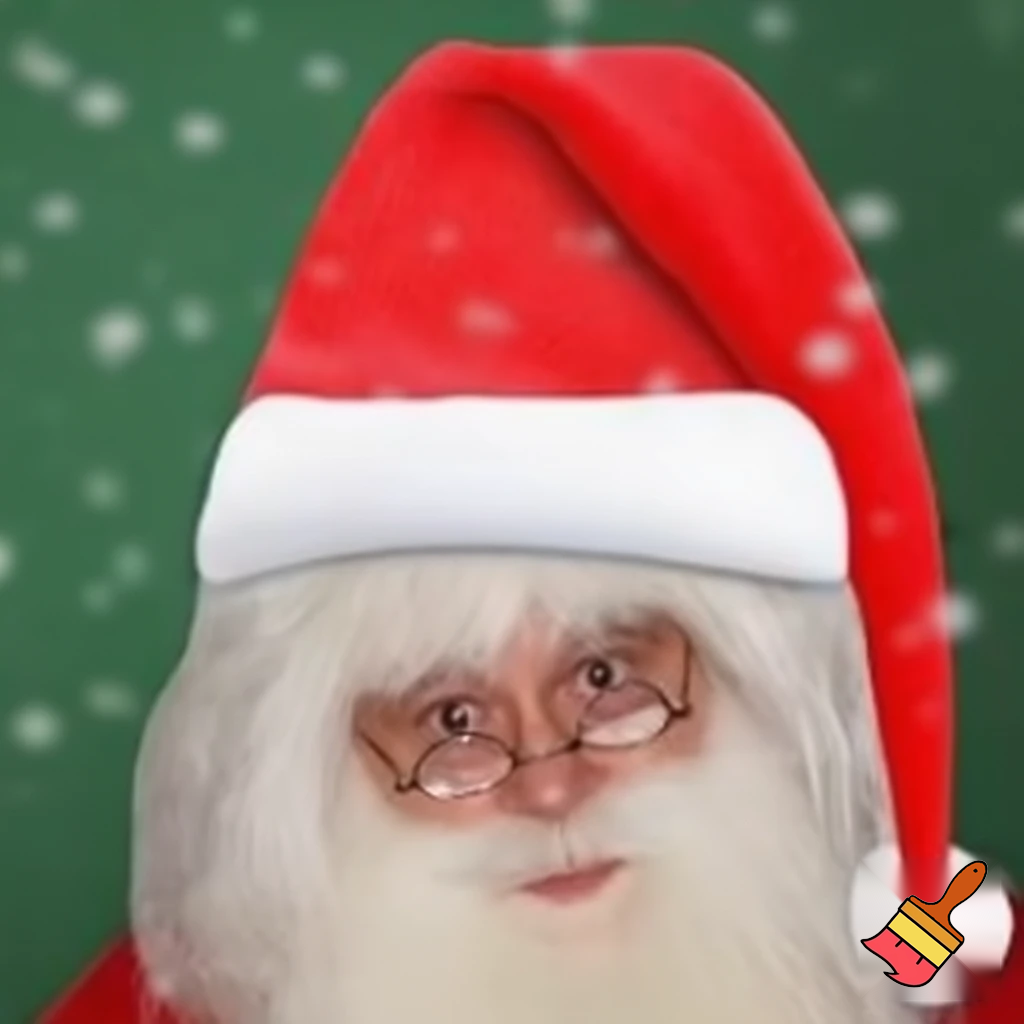 Christmas wizard hat red Santa Claus hacked