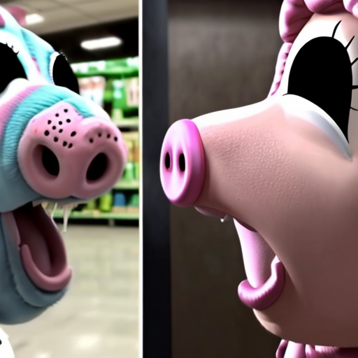 Cctv footage clown vs peppa Walmart