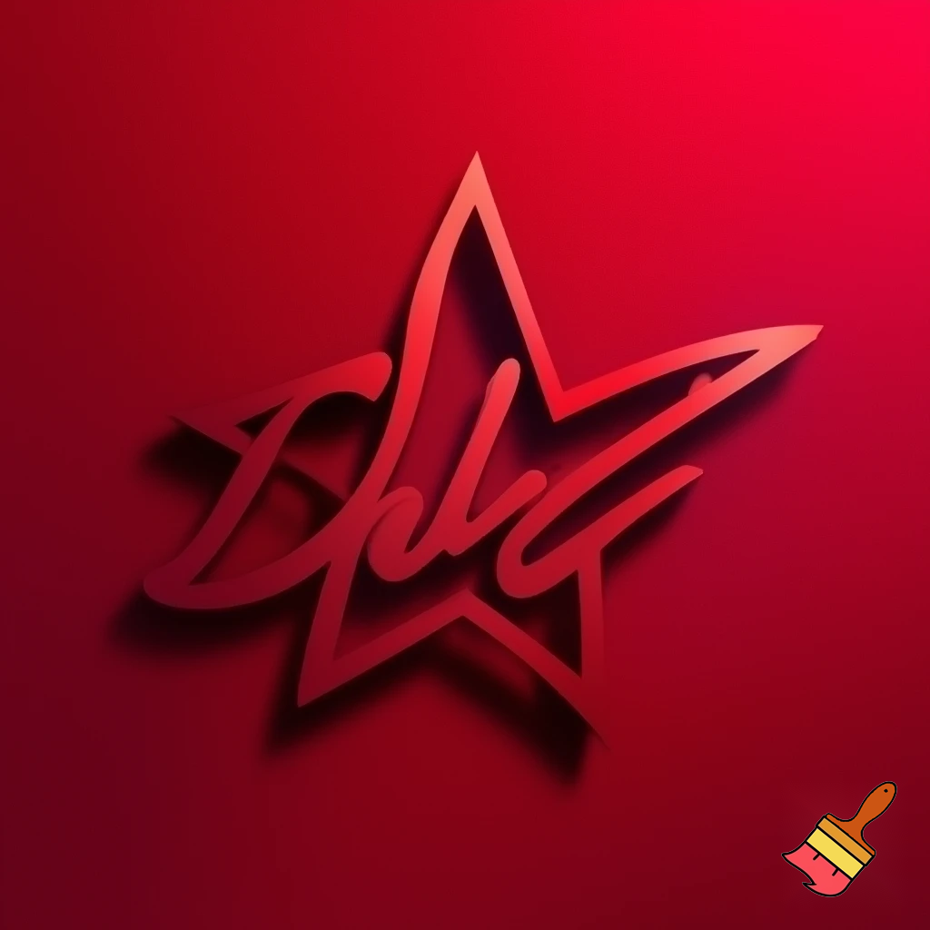 A logo for a girl group named "starlet" (red)