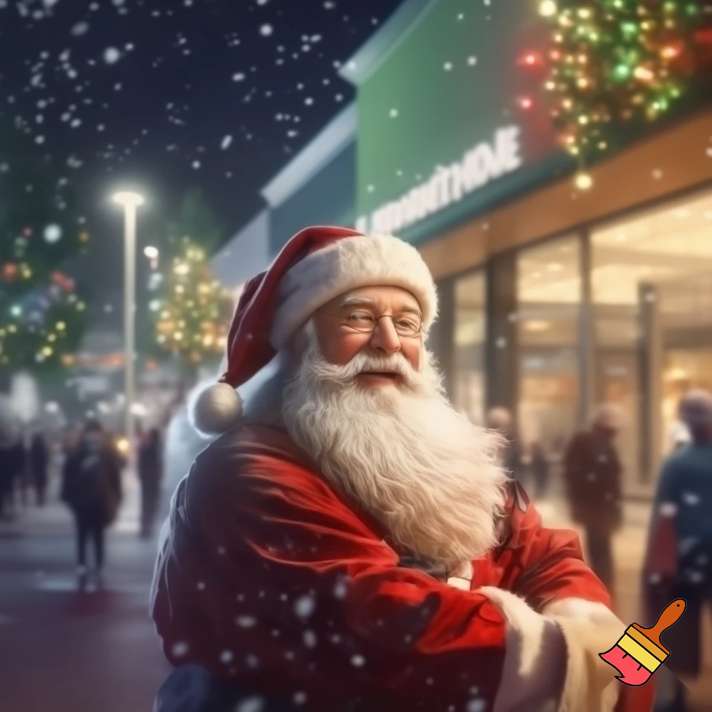 Santa Claus at Cranbourne shopping Centre