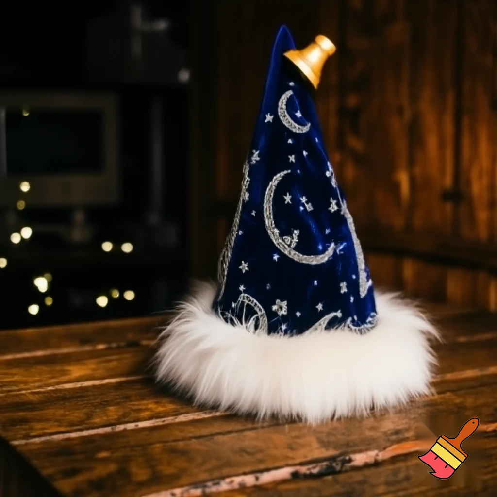 A wizard Christmas hat