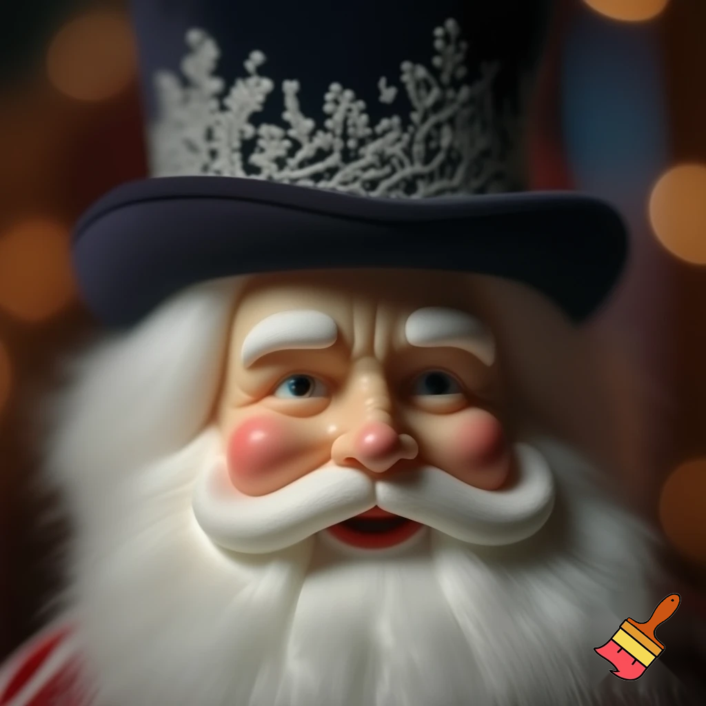 Santa Claus top hat special one special in delicate