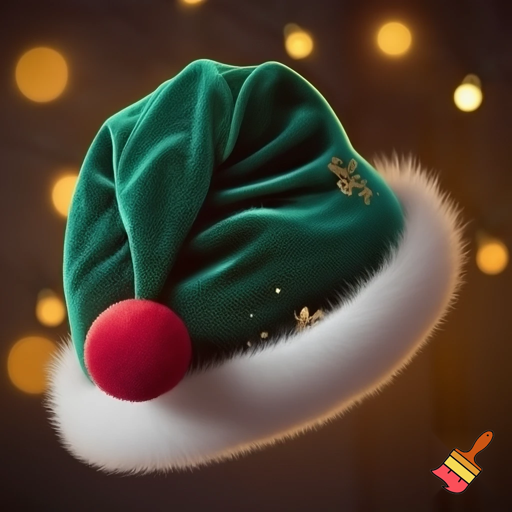 Elf hat Christmas elf hat velvet