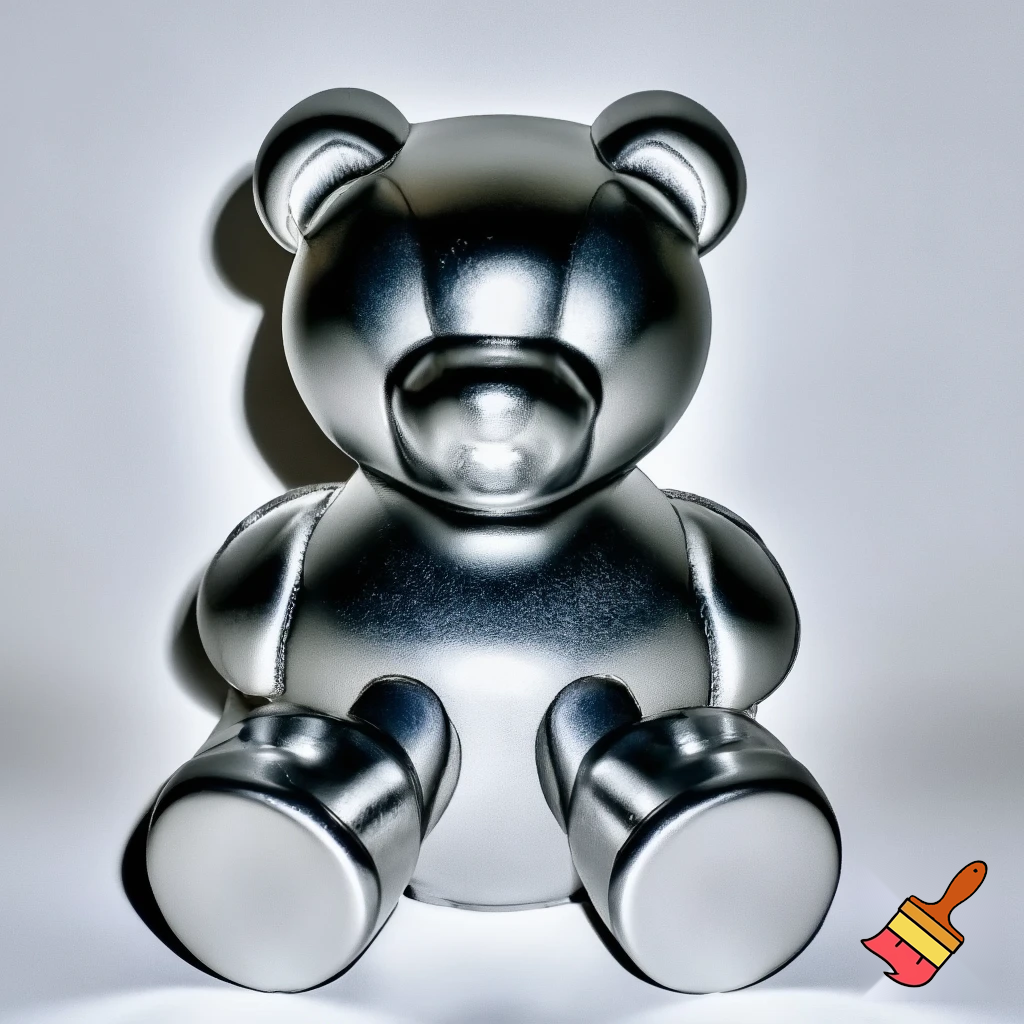 aluminum teddy bear cartoon