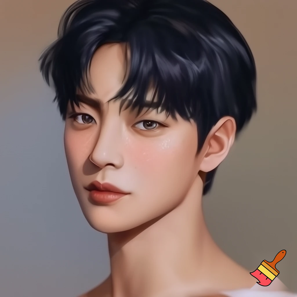 Vietnamese black hair adams apple light skin 