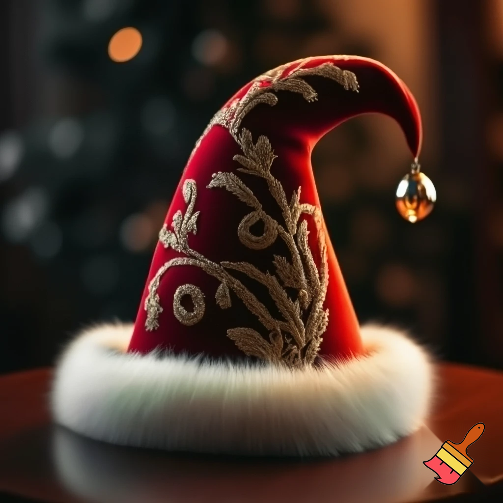 Christmas wizard hat