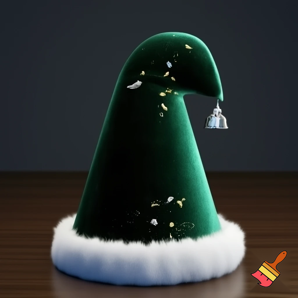 Christmas wizard hat