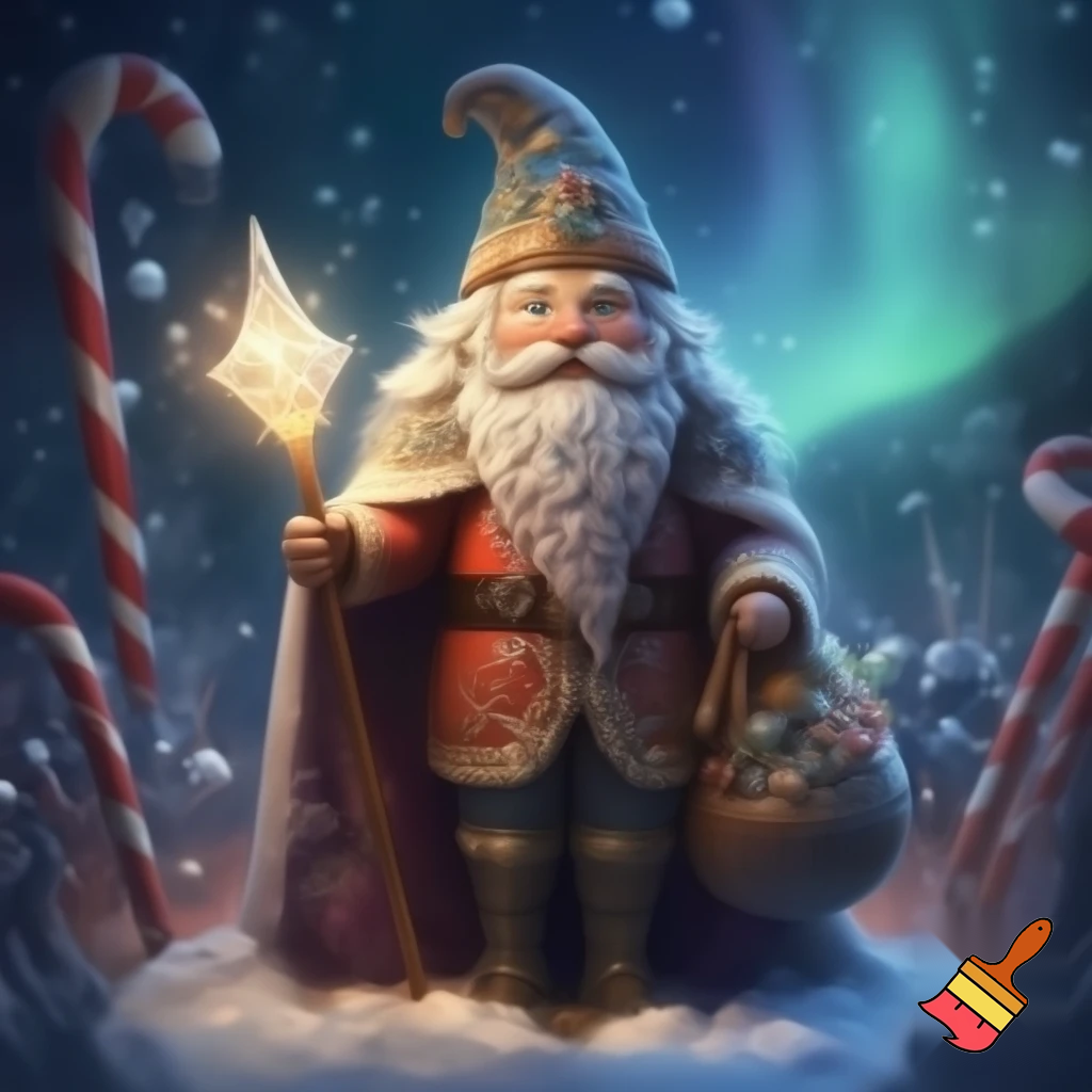 A wizard Nutcracker Santa Claus Nutcracker