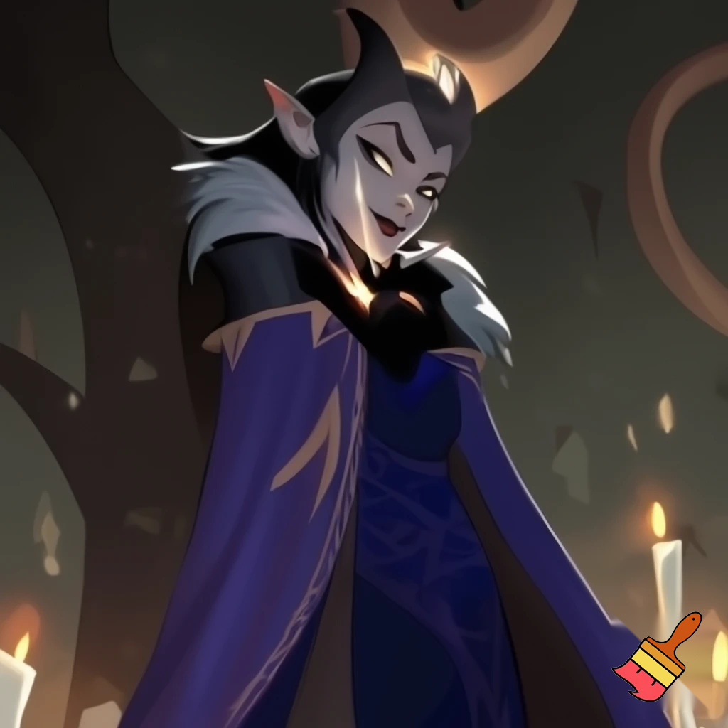 Make king from the owl house a female 
