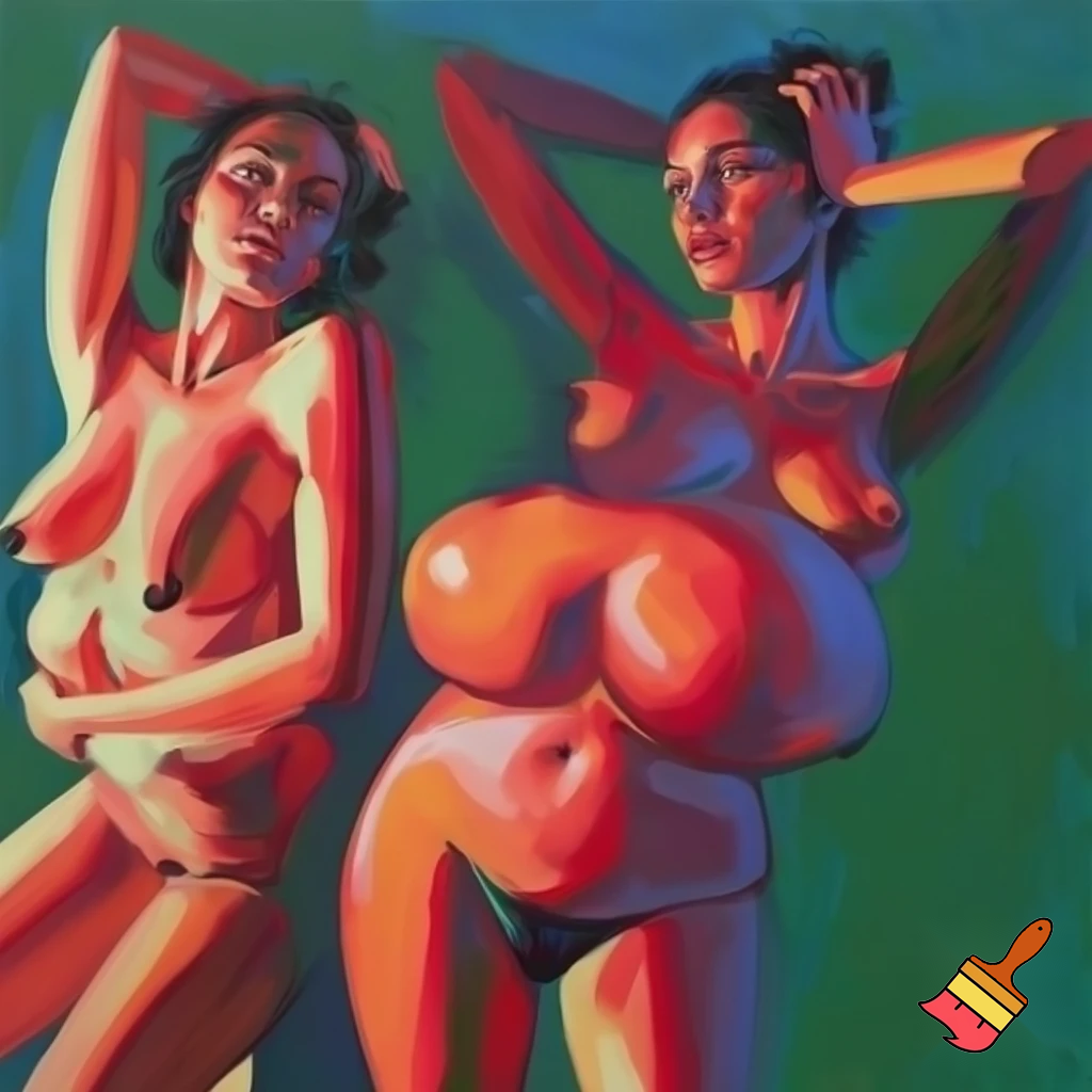 Draw nude girls with big boobs 