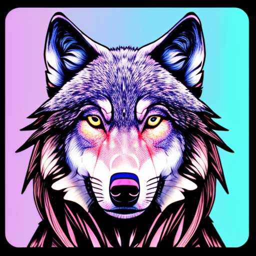 A PHONK wolf cannabis