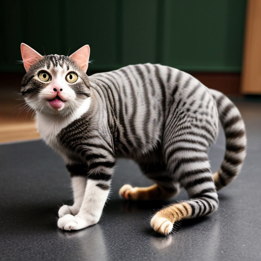 Merge a monkey and a cat into one creature 