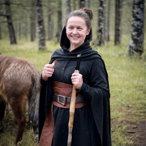 LINDA – THE FOX-EYED

Age: Around 25–26 years

Appearance:

    A face with fine but lively features – always as if about to smile.

    Eyes – bright, golden-amber, slightly elongated, almond-shaped – fox eyes. In the dark, a faint golden glint.

    Hair – chestnut or dark blonde, always tied in a ponytail or braided. A few strands always fall over her face.

    On her cheek – a small dimple that appears when she smiles.

Nose – "fox sense":

    Can smell a person from a hundred paces.

    Detects fear, illness, blood, what someone ate hours ago, whether someone passed through an area.

    Strong, unpleasant smells affect her heavily – headaches, nausea.

Build: Average height, slender, wiry – built for speed and agility.

Clothing and Gear:

    Long black cloak with a hood – reaching just below the knees, light, sturdy fabric, does not rustle.

    Under the cloak – light leather armor, dark brown, almost black, worn from use.

    Trousers of thick wool or soft leather, wide, tucked into boots.

    Boots – low, soft, with thin soles for silent movement.

    On her belt – quiver, a small hunting knife, a leather pouch with flint and other supplies.

Bow:

    Made of yew wood – light, resilient, flexible.

    As tall as she is; she carries it across her back.

    She makes her own arrows – from birch wood, with goose or falcon feathers, iron tips.

Past:

    Born in a small village at the foot of the mountains.

    As a child, she was considered "strange" – her eyes glowed in the dark, she could smell lies, she knew things before they happened.

    When sickness came to the village, she realized it came from the well. The elders did not believe her.

    They accused her of being cursed. A mob gathered at her house.

    Her father protected her, but she was banished forever. He gave her his bow and said: "Go, child. Do not return."

    She lived alone in the forest for years.

How She Joined:

    She tracked Borin out of curiosity. She followed him for three days.

    He noticed her, left her food, and did not chase her away.

    She chose to stay on her own.

Personality:

    The funniest member of the company – always joking, mocking nearly everything.

    Jokes to keep from crying – hides her pain behind laughter.

    Beneath the humor hides a deep wound from her banishment.

    Fiercely loyal – once she loves someone, she will defend them with everything she has.

    A child in a woman's body – playful, curious, sometimes misunderstood.

Skills:

    The finest hunter and tracker.

    Can move unseen anywhere.

    Shoots fast and true – can hit a coin from fifty paces.

    Knows herbs, mushrooms, animals – what is edible, what heals, what kills.

Relations with Others:

    Borin: Sees him as a father, even though she teases him.

    Garret: Teases him the most, but deeply respects him.

    Kieran: The first to make him laugh after heavy memories.

    Hedin: Finds him strange, but tolerates him.

    Finn: Treats him like a younger brother – protects him, teases him, teaches him.

