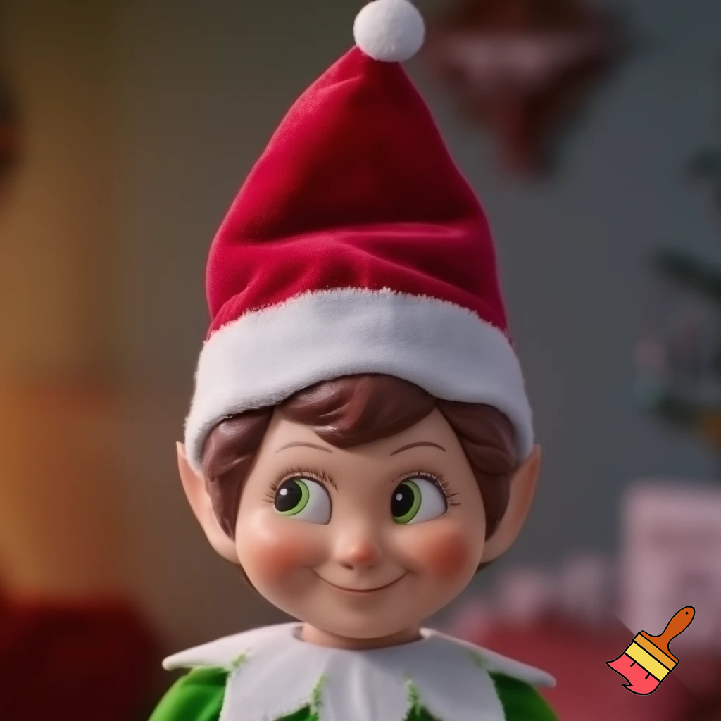 Elf on the shelf Santa Claus hat velvet hat elf on the shelf hat