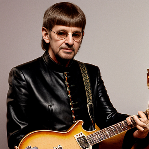 Ringo Starr giving lessons
