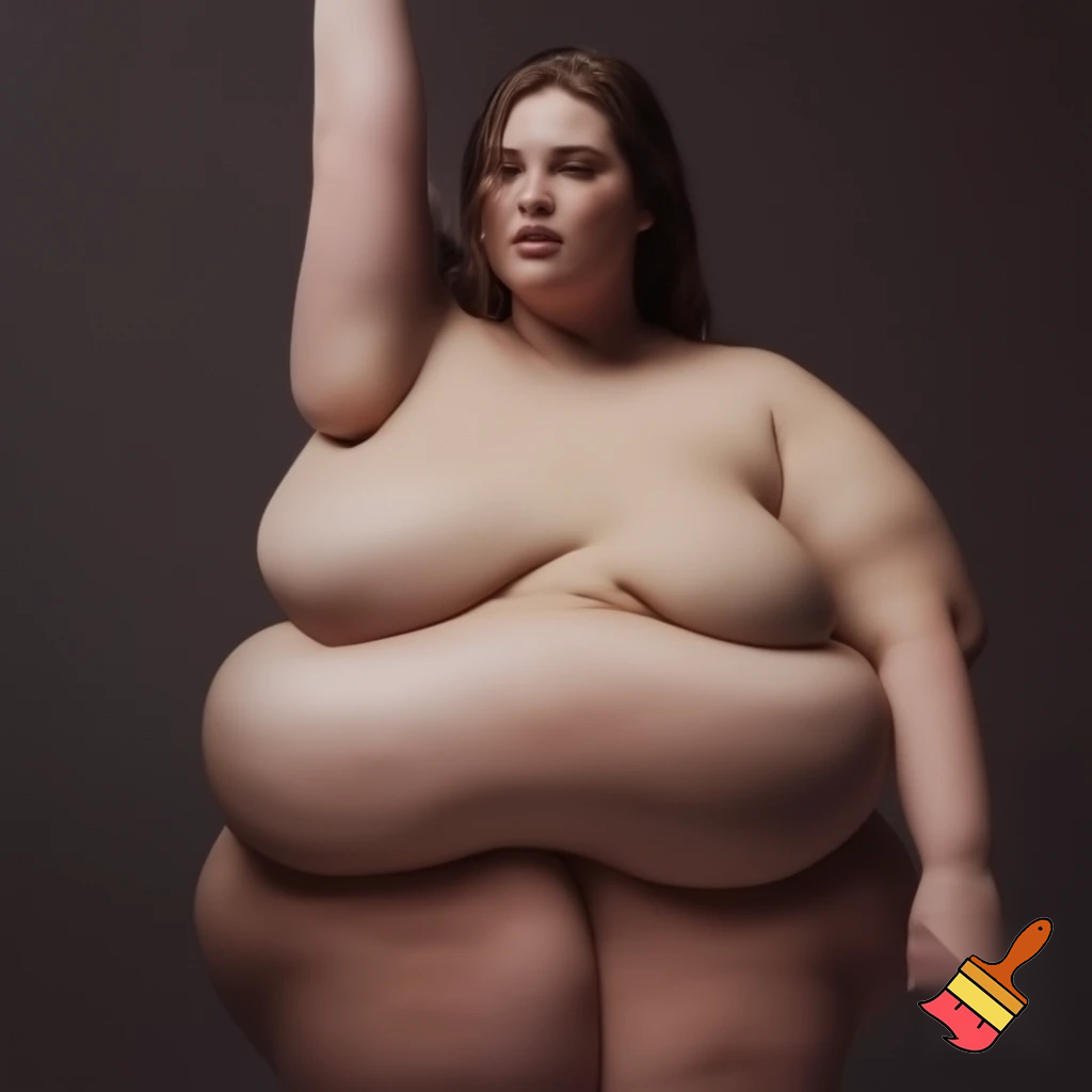 Fat nude woman with GIGANTIC boobs
