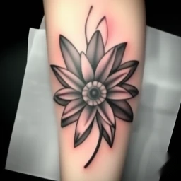 march birth flower tattoo