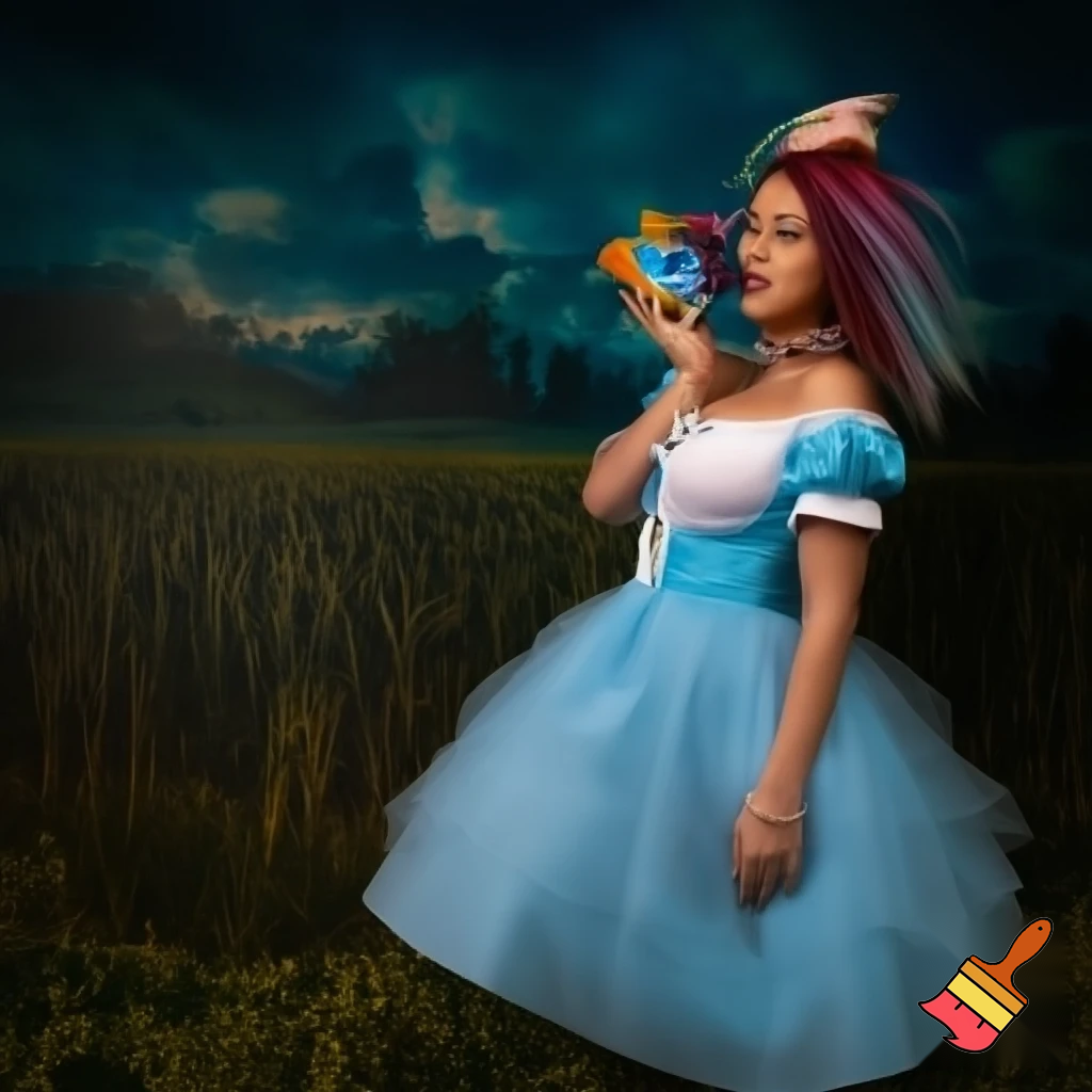 Alice in Wonderland’s boobs a sexy woman