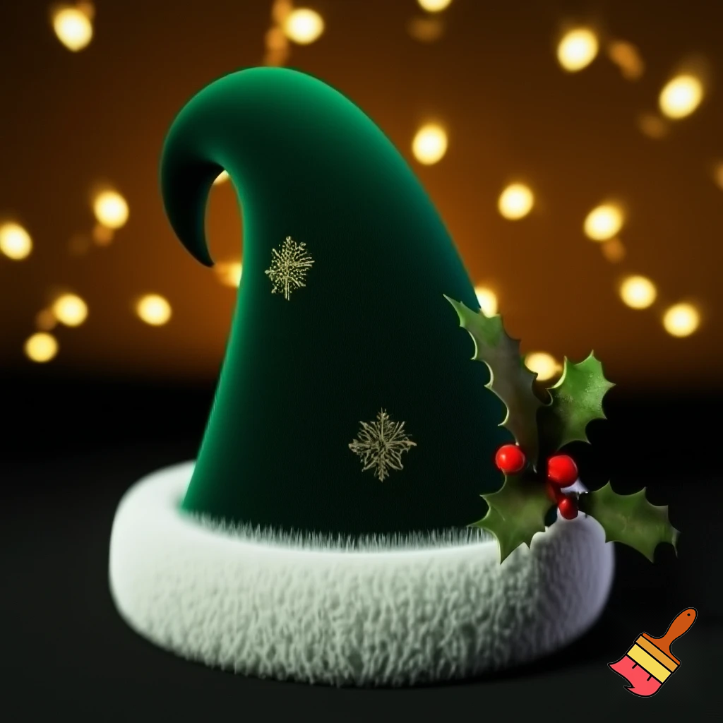 Christmas wizard hat