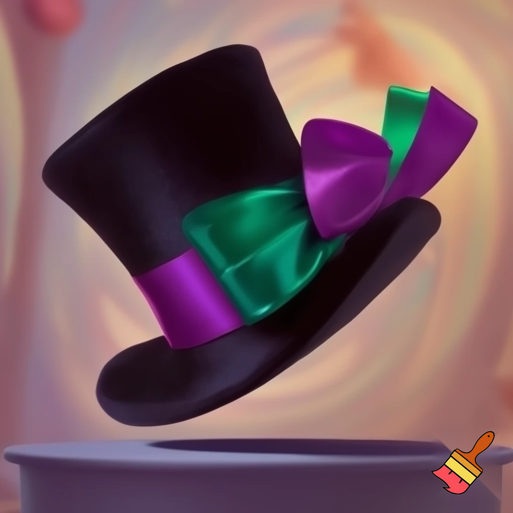 I Willy Wonka top hat