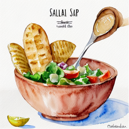 create a poster for food stall "chips-salad , lemonade" both are different food items 