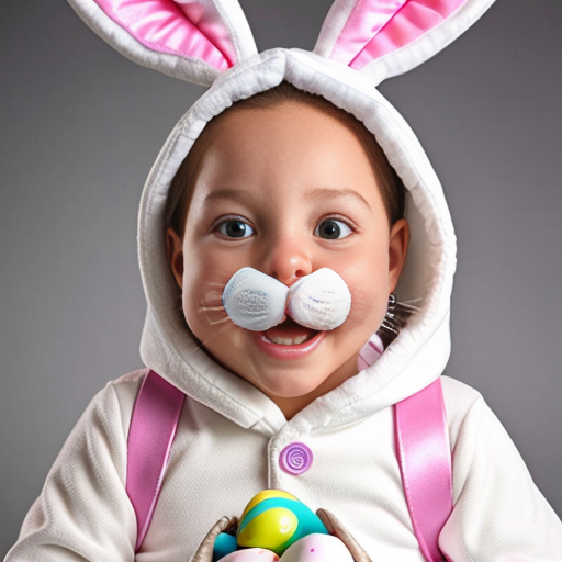Easter bunny toy creepy toy mascot costume