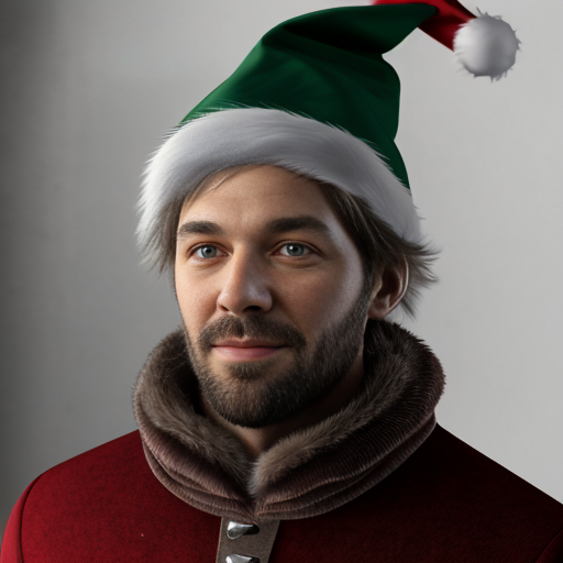 Christmas wizard hat