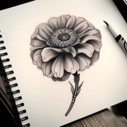 october birth flower tattoo